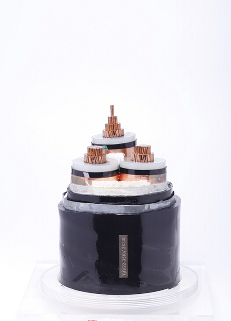 Высокая емкость 3,6/6 кВ одноерное питание с медным проводником и изоляцией XLPE для применений накладных расходов