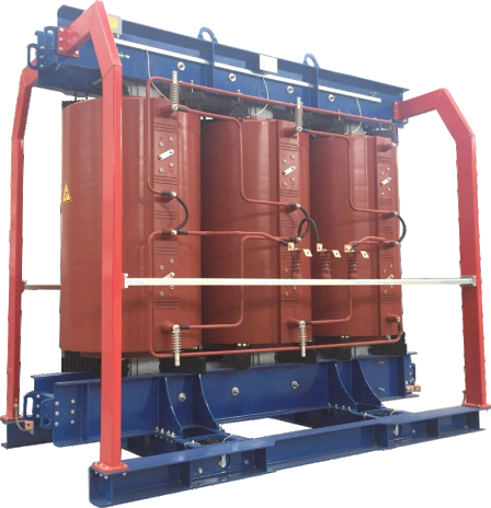 35 -километровый трансформатор силового трансформатора в помещении в помещении с нагрузкой.