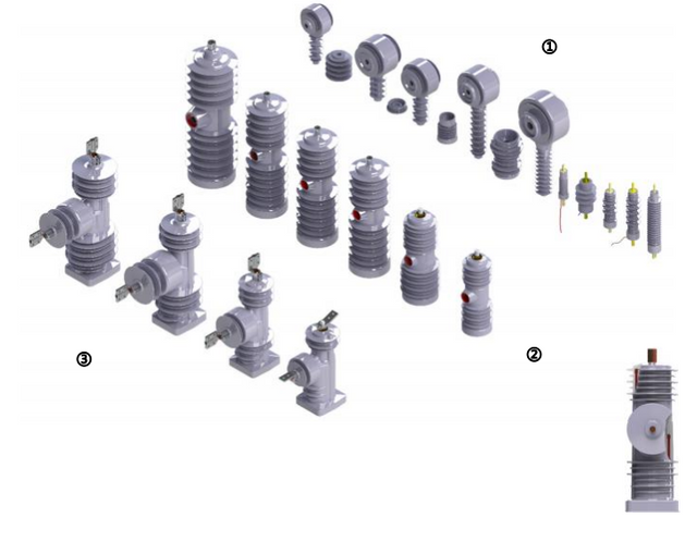 38KV 25KA IEC/ANSI Custom Outdoor MV Recloser для полюса