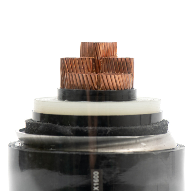 Кабель с изолированным мощным кабелем высокого напряжения с алюминиевой гофрированной оболочкой для повышения эффективности передачи