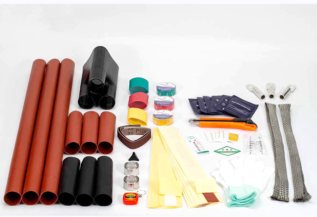 Тепло, сжимаемые кабельные завершения для кабелей питания